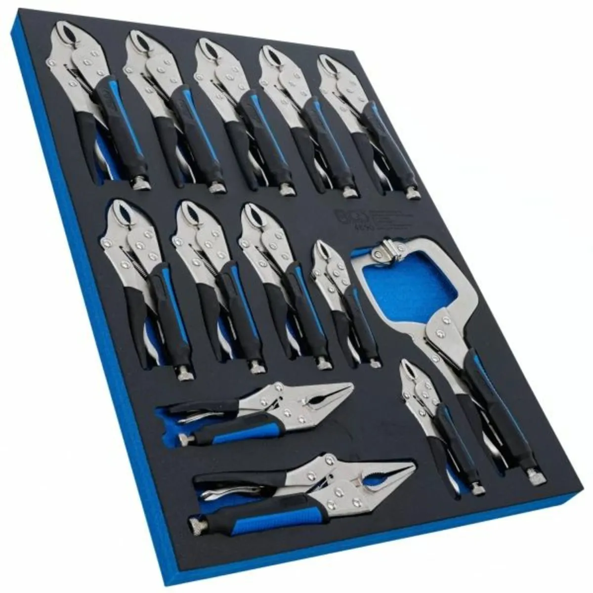 BGS Technic Tool Tray 3/3: Locking Grip Pliers Set - Image 2