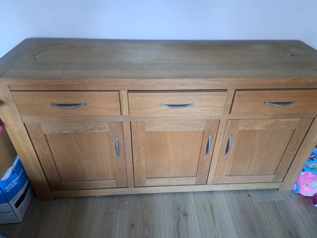 Solid Oak Sideboard - Image 4