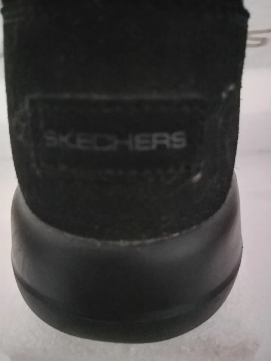 Sketchers Black Suede /Faux fur Ankle Boots - Image 2