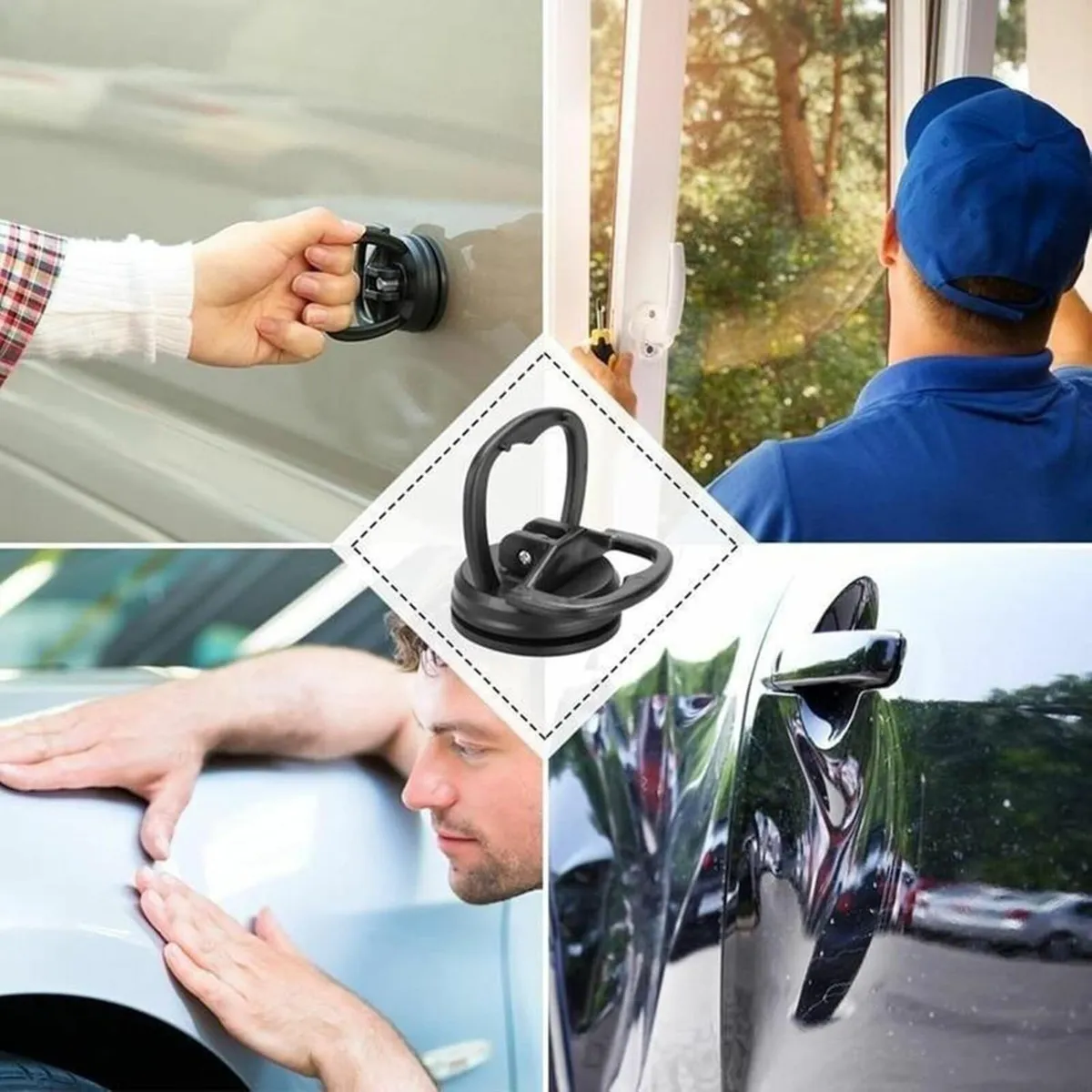 2 Pcs Car Dent Puller Suction Cups Repair Kit - Image 3