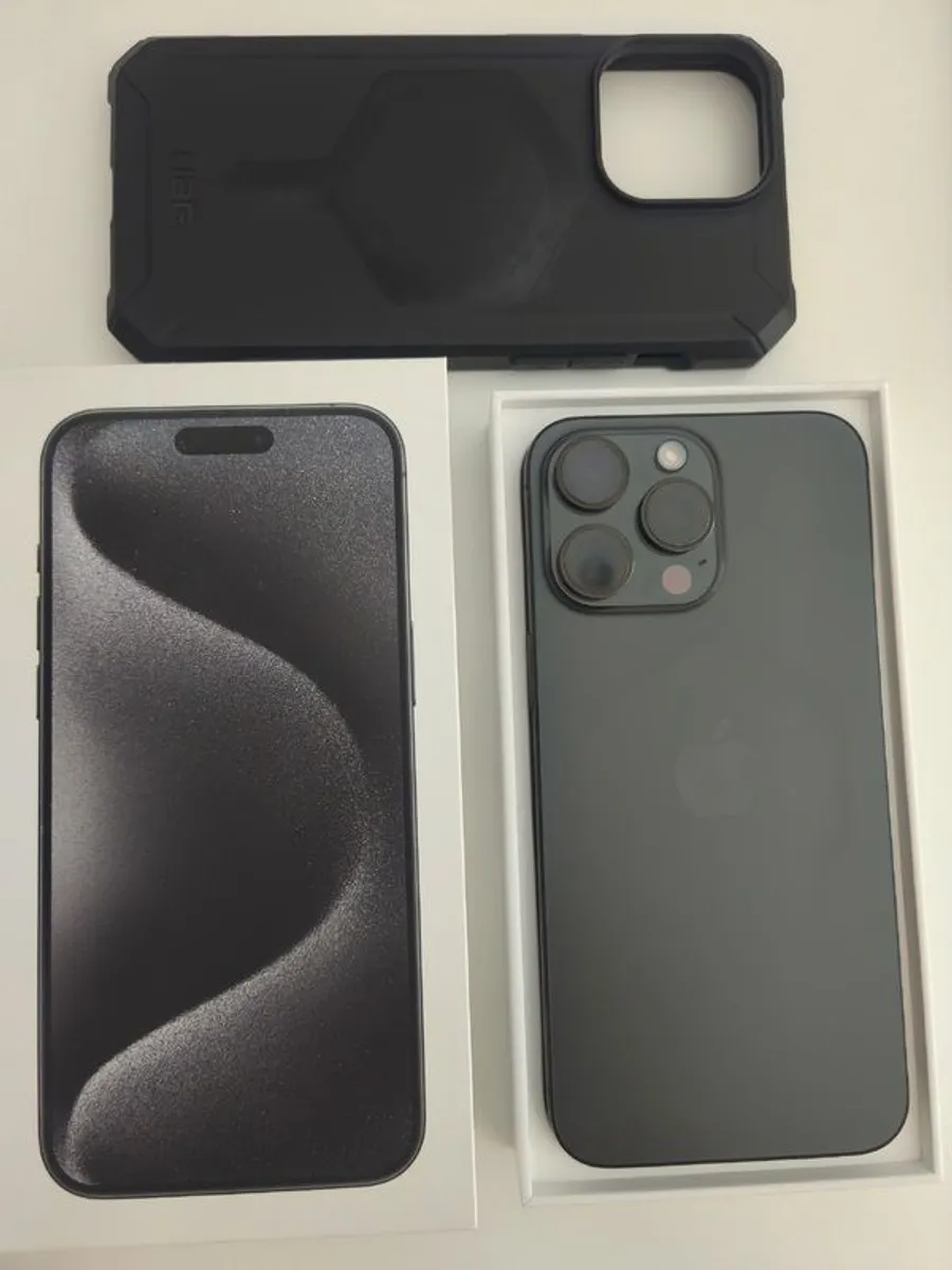 iPhone 15 Pro Max 256GB Black - Image 1