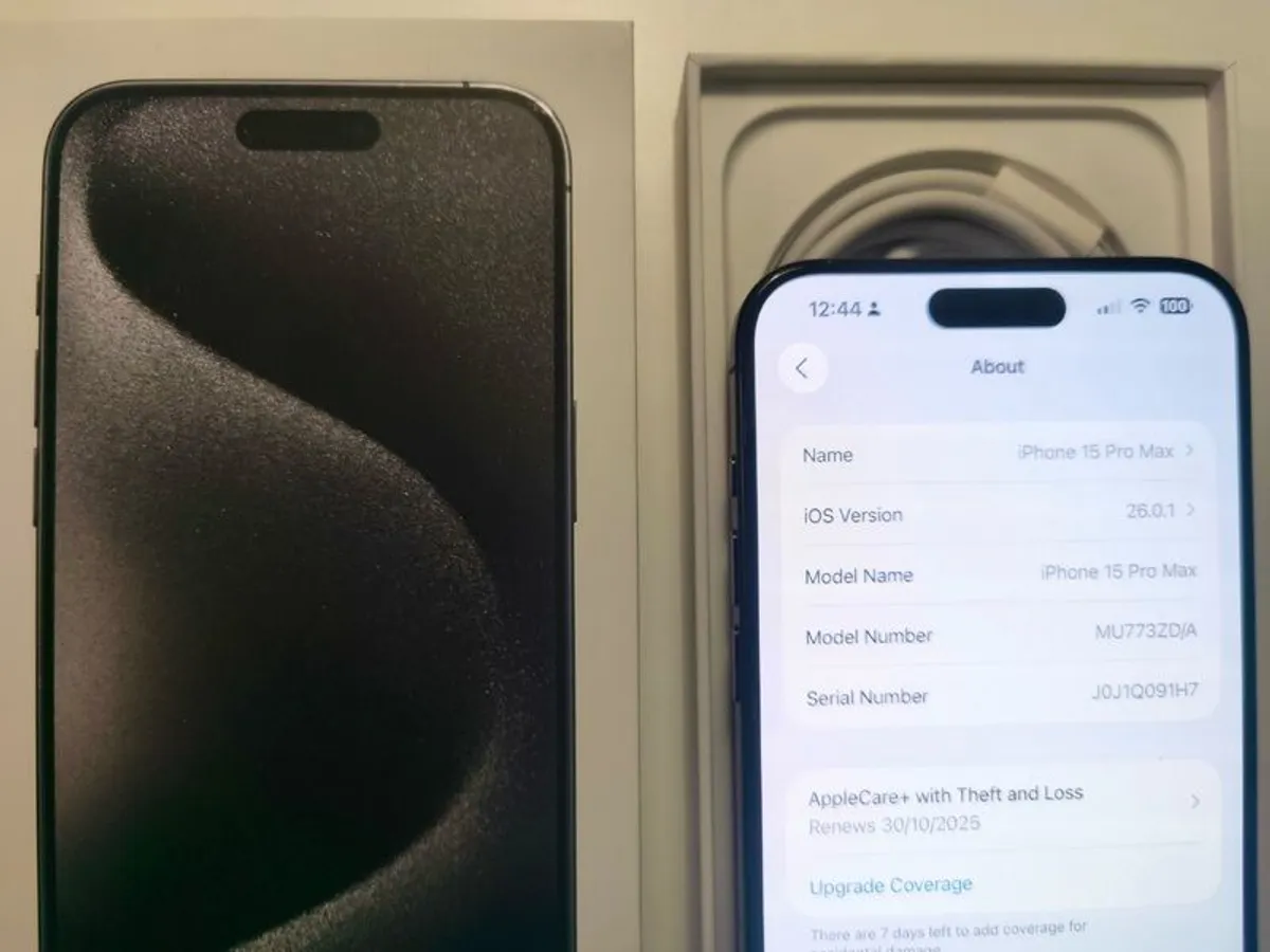 iPhone 15 Pro Max 256GB Black - Image 2