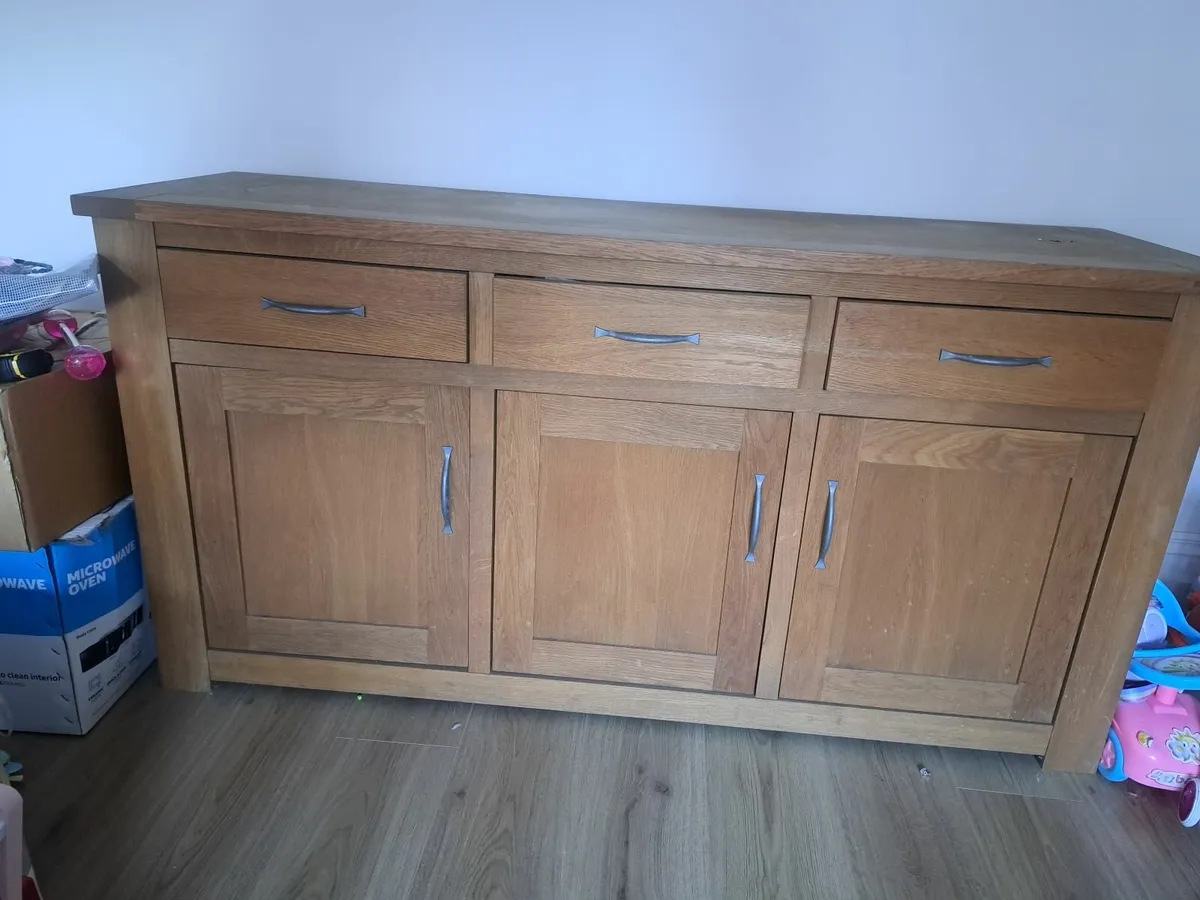 Solid Oak Sideboard - Image 1