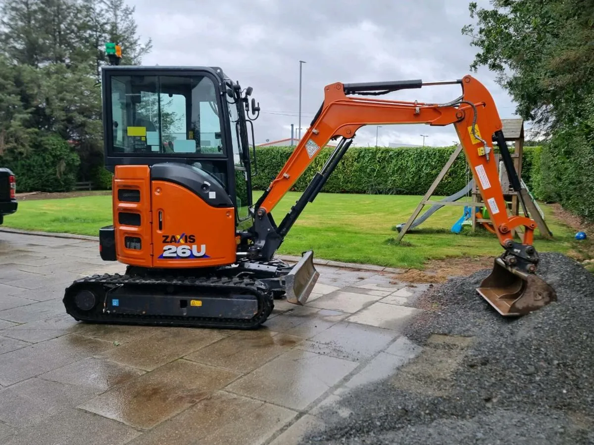 NO VAT 2023 Hitachi ZAXIS 26U-6 ZX26U LOW HOURS - Image 1