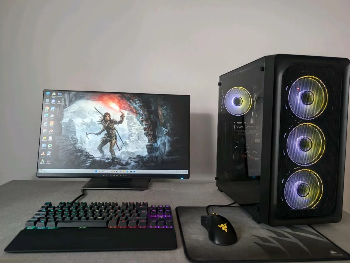 Full Setup AMD Ryzen Gaming PC RTX Graphics card - Image 1