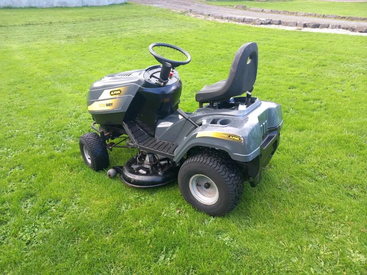 Alpine one 98 Y ride on mower for sale - Image 4