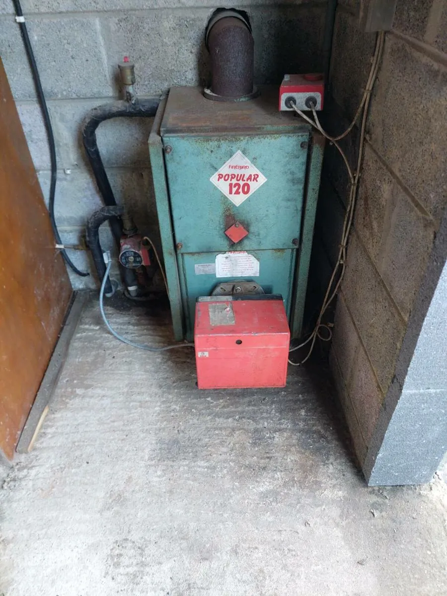 Shed oil boiler
