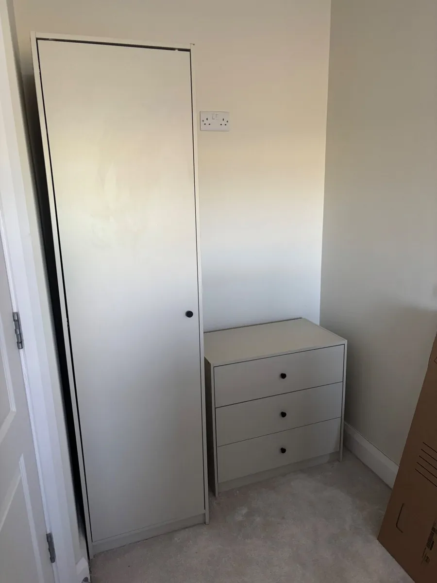 IKEA wardrobe and chest of drawers - Image 1