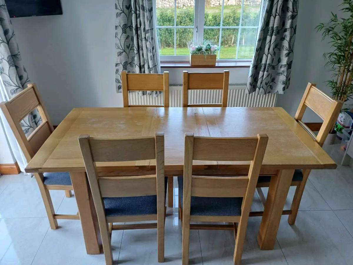 Dining Table and Chairs - Image 1