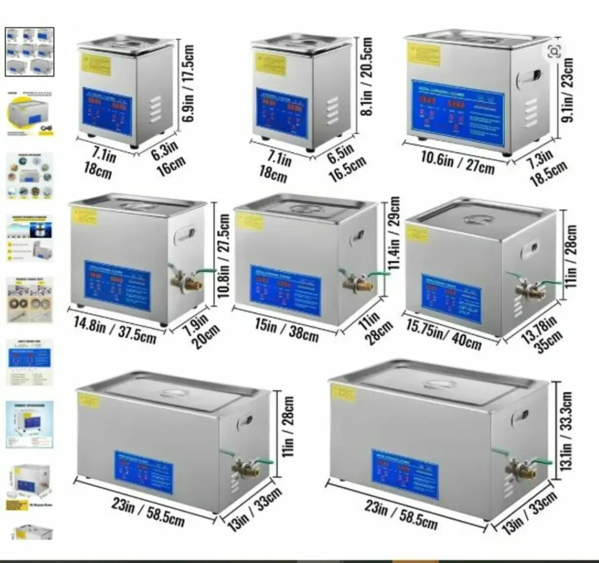 2L Ultrasonic Cleaner Washing Machine - Image 4