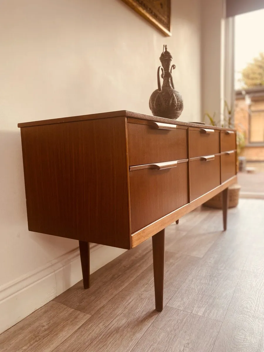 Mid Century Austinsuite 6 Drawer Sideboard - Image 3