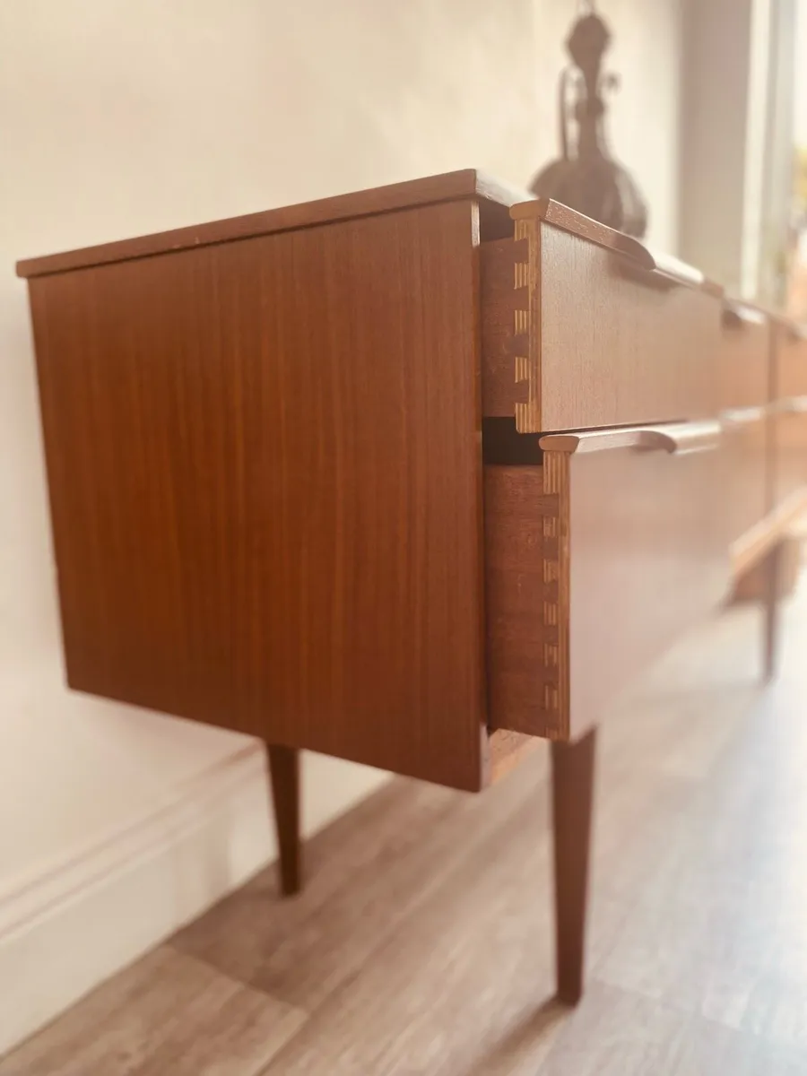 Mid Century Austinsuite 6 Drawer Sideboard - Image 4
