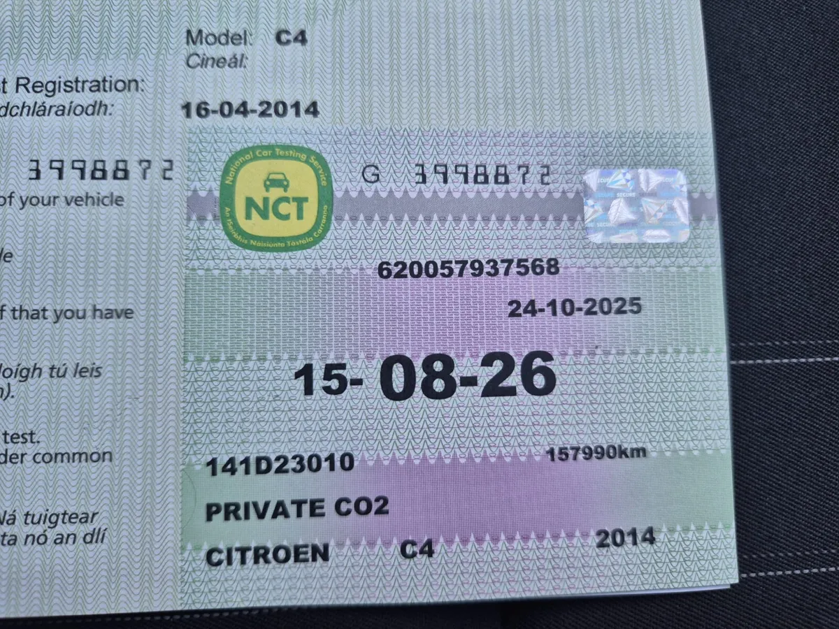 Citroen C4 2014 NEW NCT - Image 4