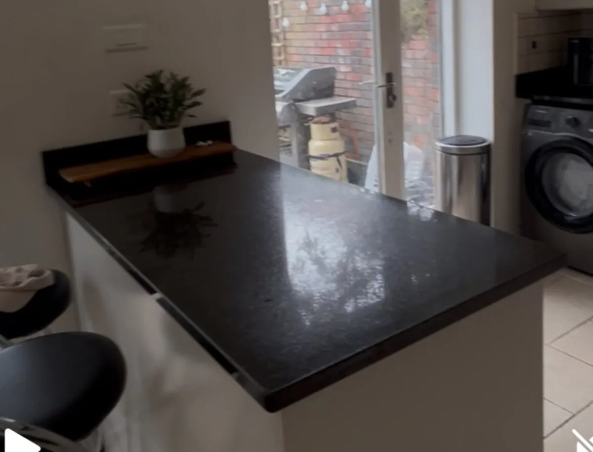 FREE TO TAKE Black marble fireplace - Image 2