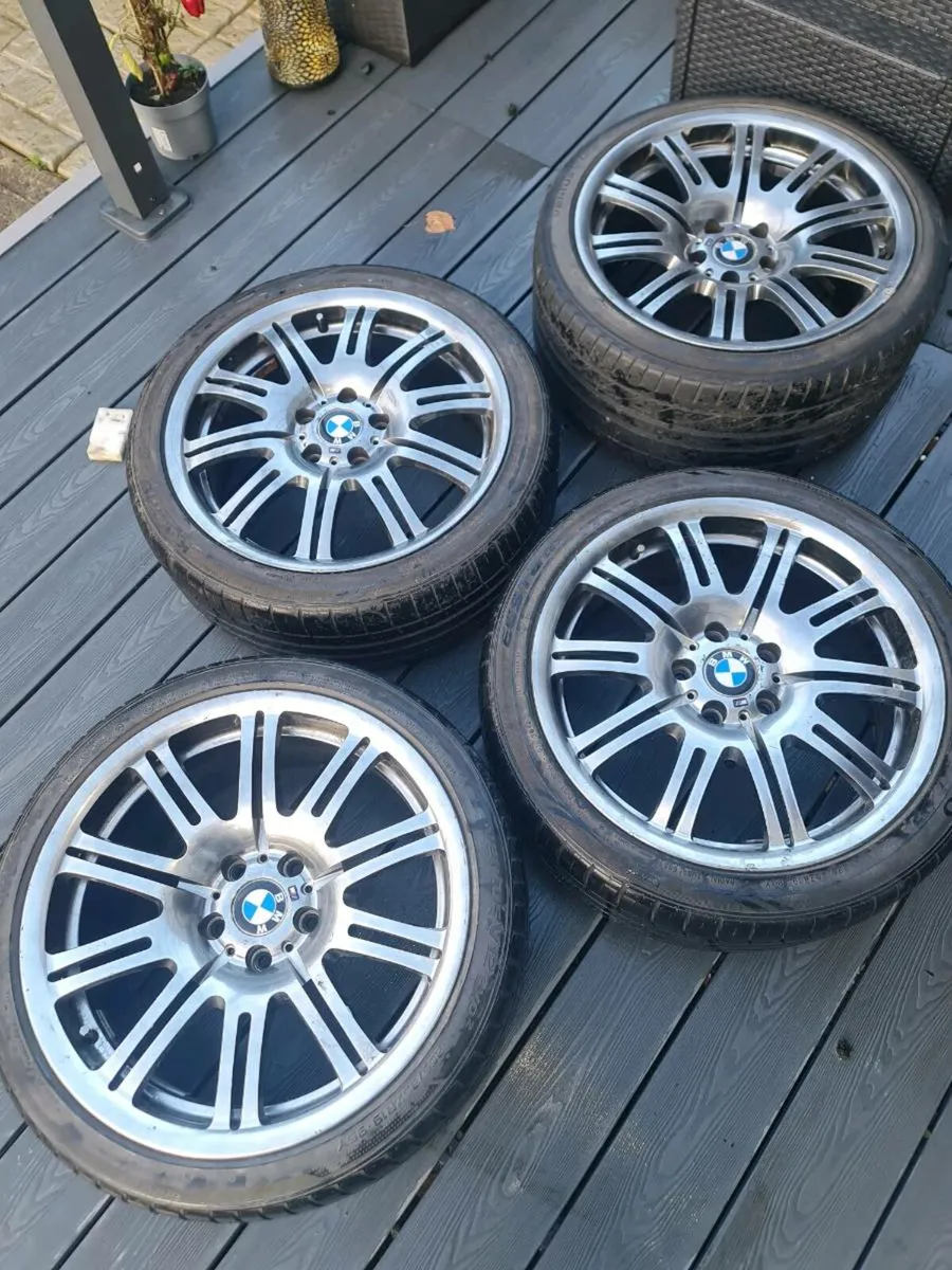 BMW E46 M3 5X120 19" GENUINE Alloys - Image 2