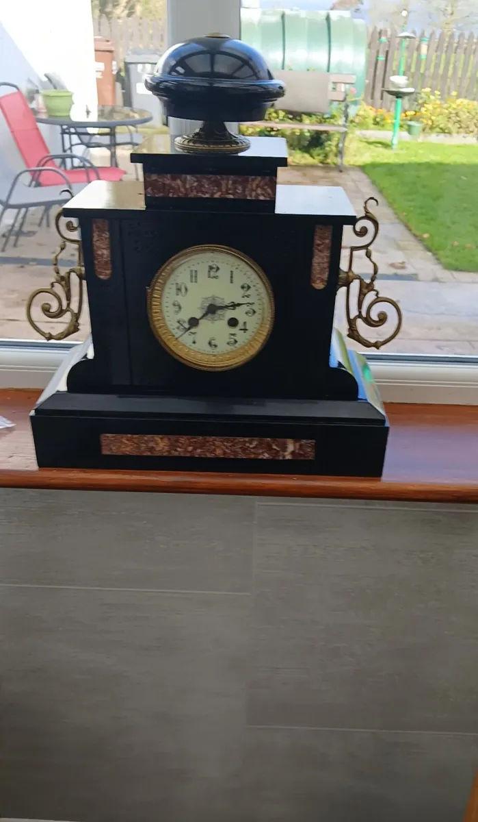 Antique mantle clock - Image 2