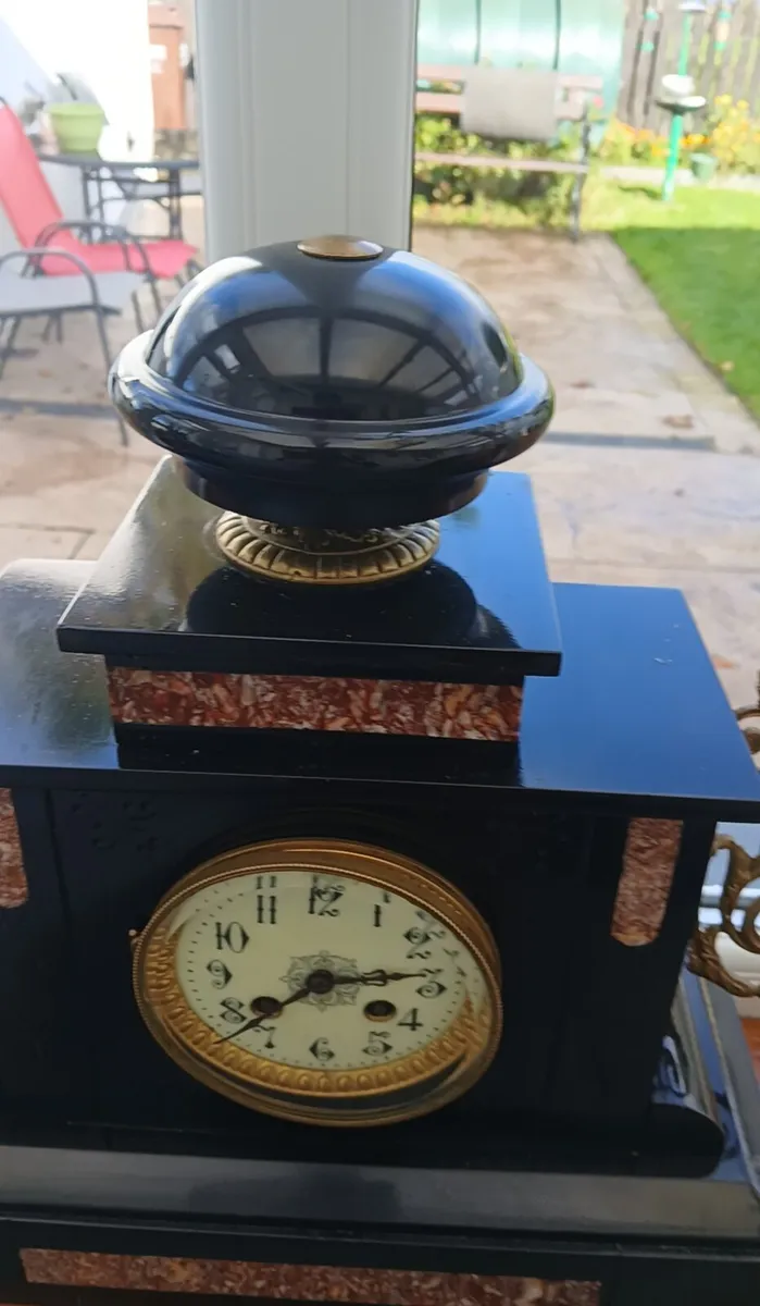 Antique mantle clock - Image 3