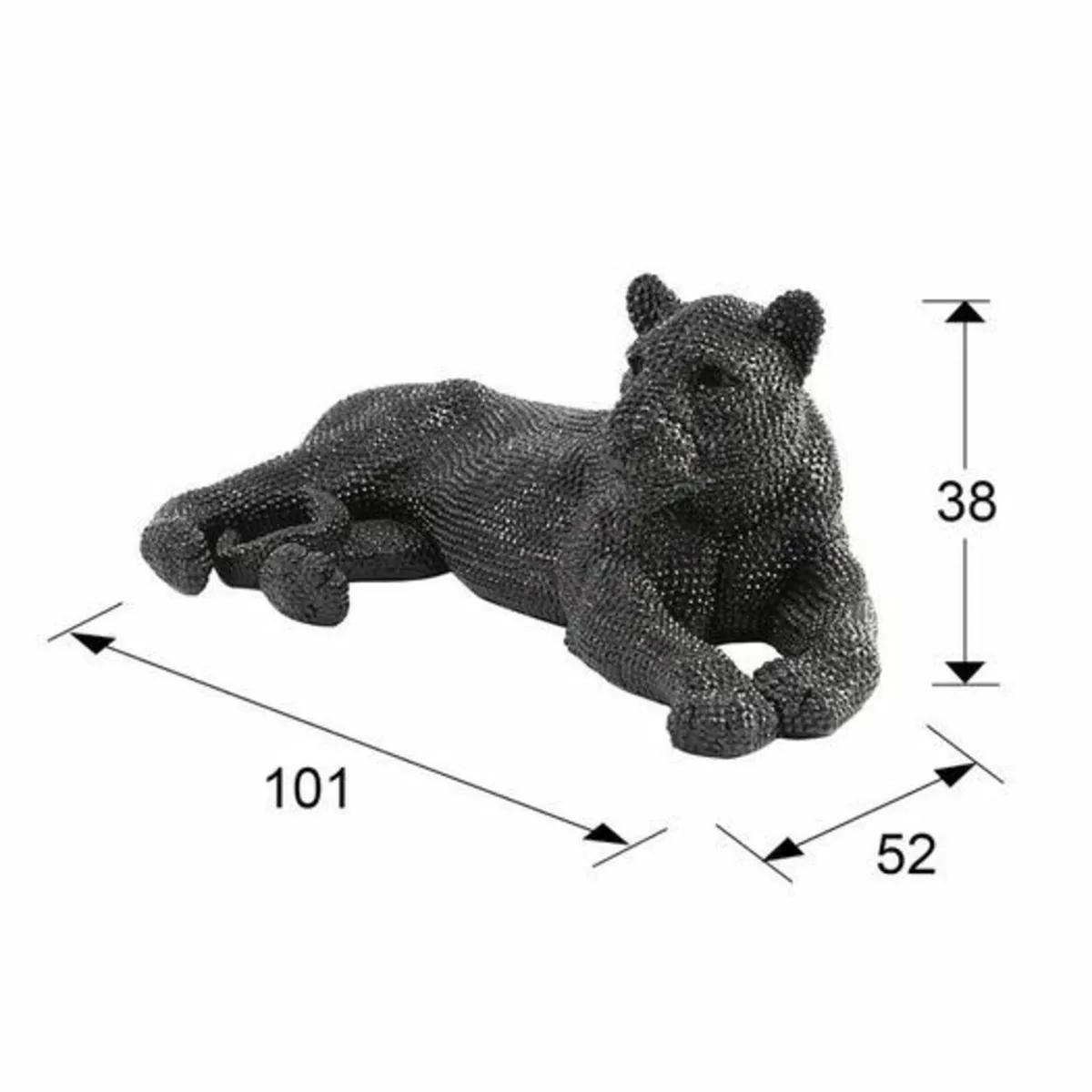 Thacher A Lioness Lying Down Statue - Image 2