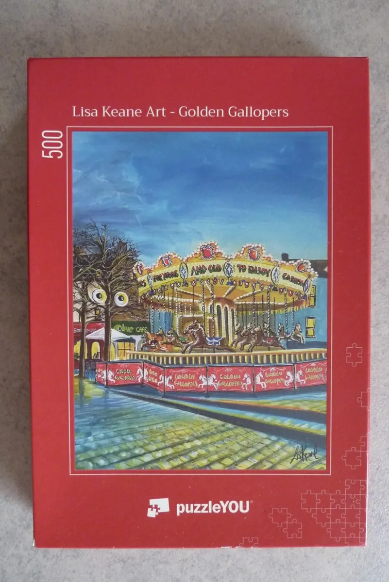 Lisa Keane Art jigsaw - Golden carousel