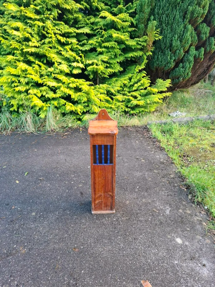 Tall wood bread box postage possible