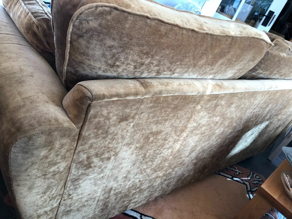 Large Sofa and Foot Rest - Image 1