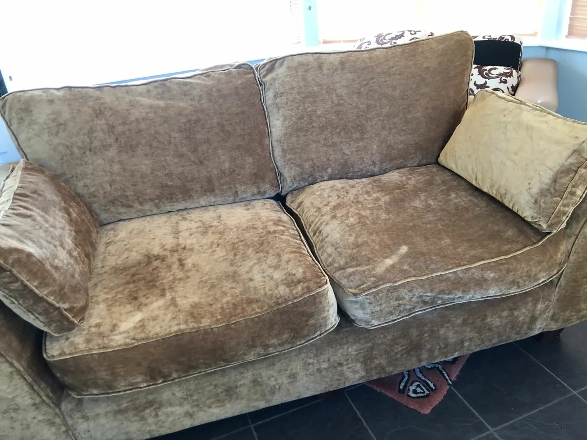 Large Sofa and Foot Rest - Image 2