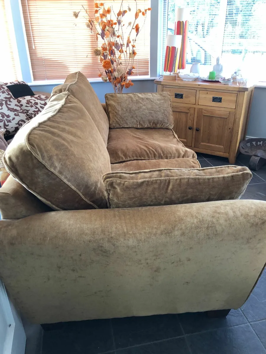 Large Sofa and Foot Rest - Image 3