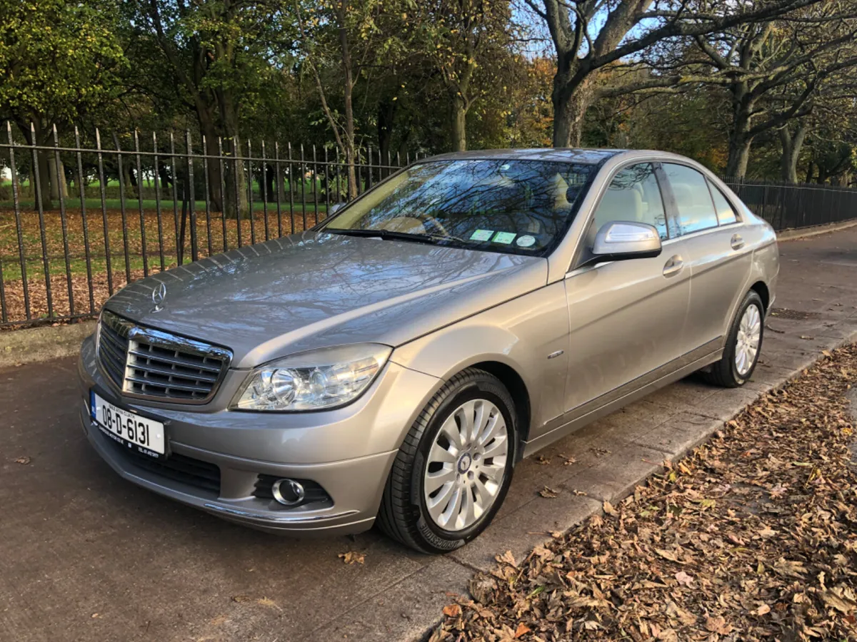 2008 MERCEDES C180 1 OWNER IVORY LTHR - Image 3