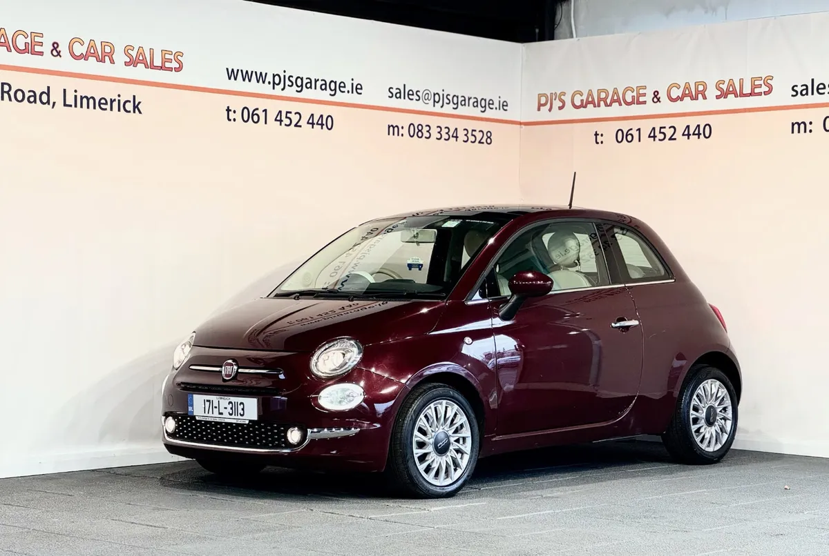 Fiat 500 2017, 1 Year Warranty - Image 1