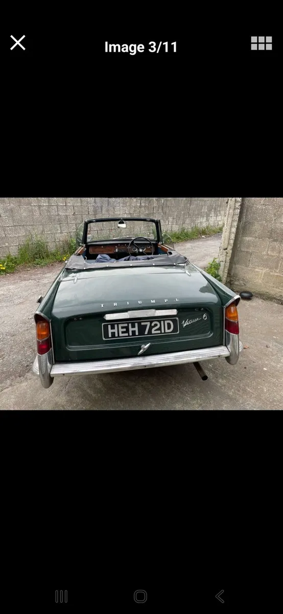 Triumph vitesse 1.6. 6 cylinder - Image 3