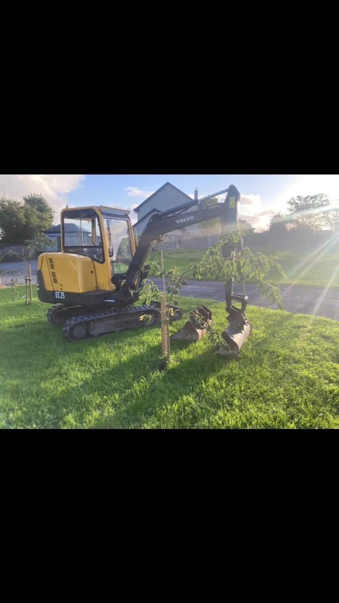 Volvo EC25 mini digger - Image 3