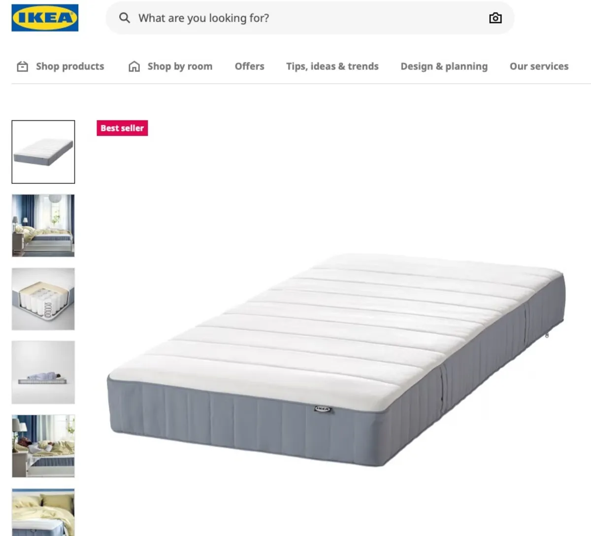 twin bed (convertible bunk) and mattress - Image 2