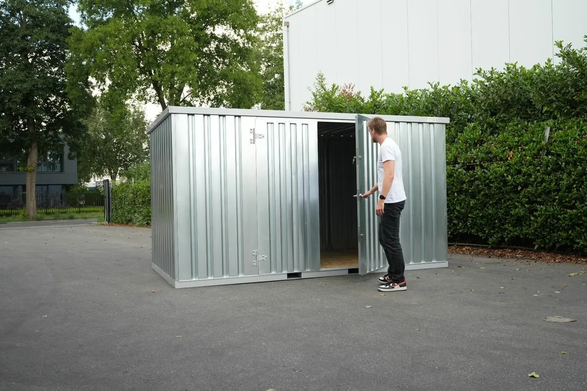 Compact Galvanized Unit – Perfect for Gardens - Image 1