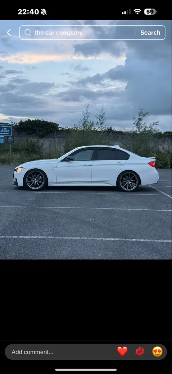 White BMW 320d msport high spec - Image 4
