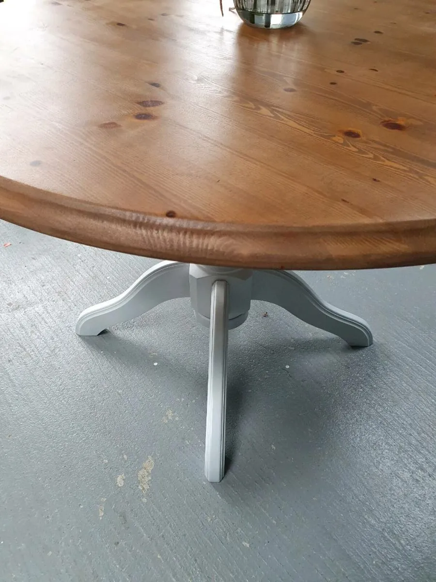 Solid wood kitchen dining table - Image 2