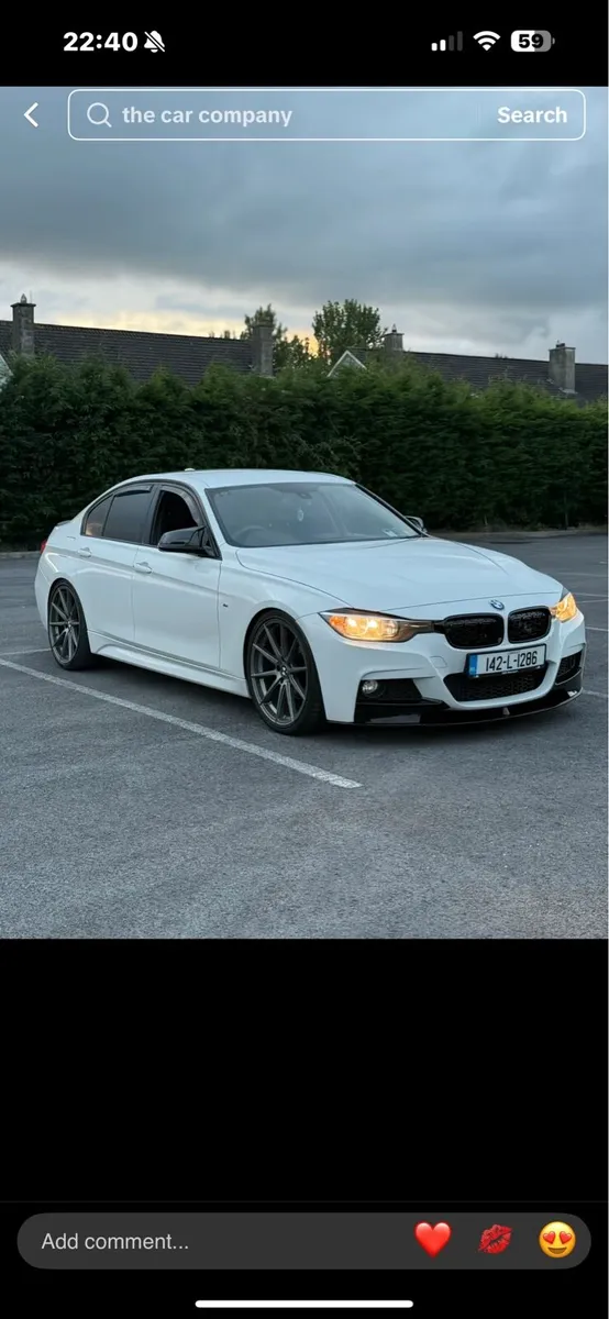 White BMW 320d msport high spec - Image 1