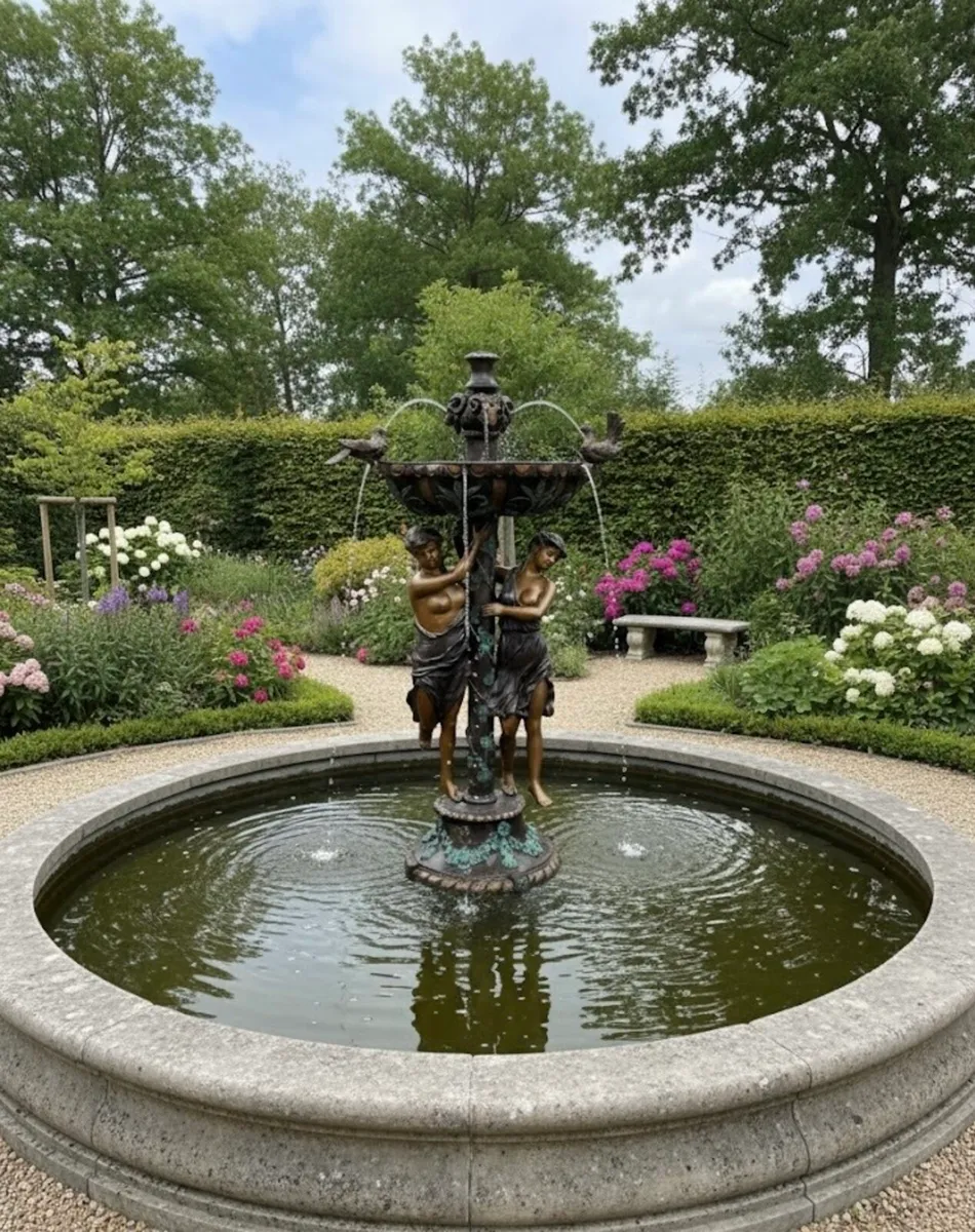 Bronze goddess fountain - Image 1