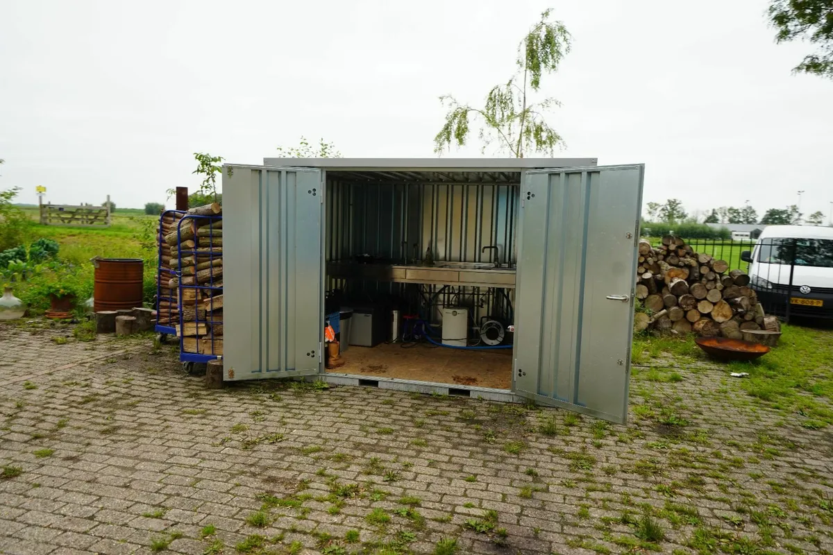 Galvanized steel container - Image 2