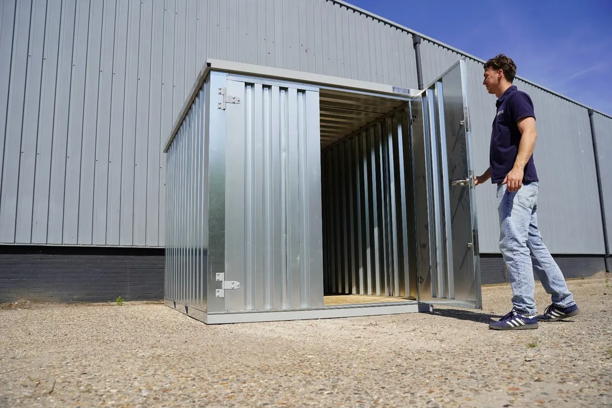 Heavy-Duty Galvanized Container – Ready to Deliver - Image 1