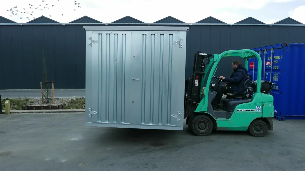 Galvanized Storage Unit – Built for Irish Weather - Image 1