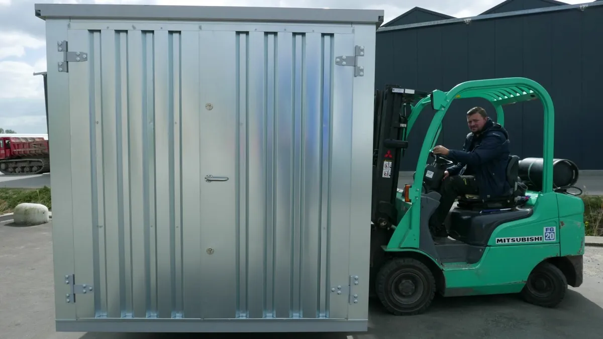 Steel Galvanized Container – Secure Outdoor Storag - Image 1