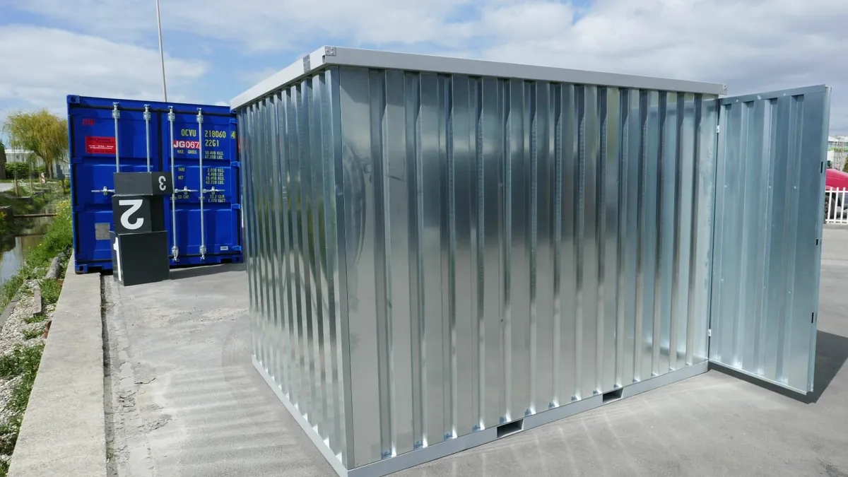 Steel Galvanized Container – Secure Outdoor Storag - Image 4