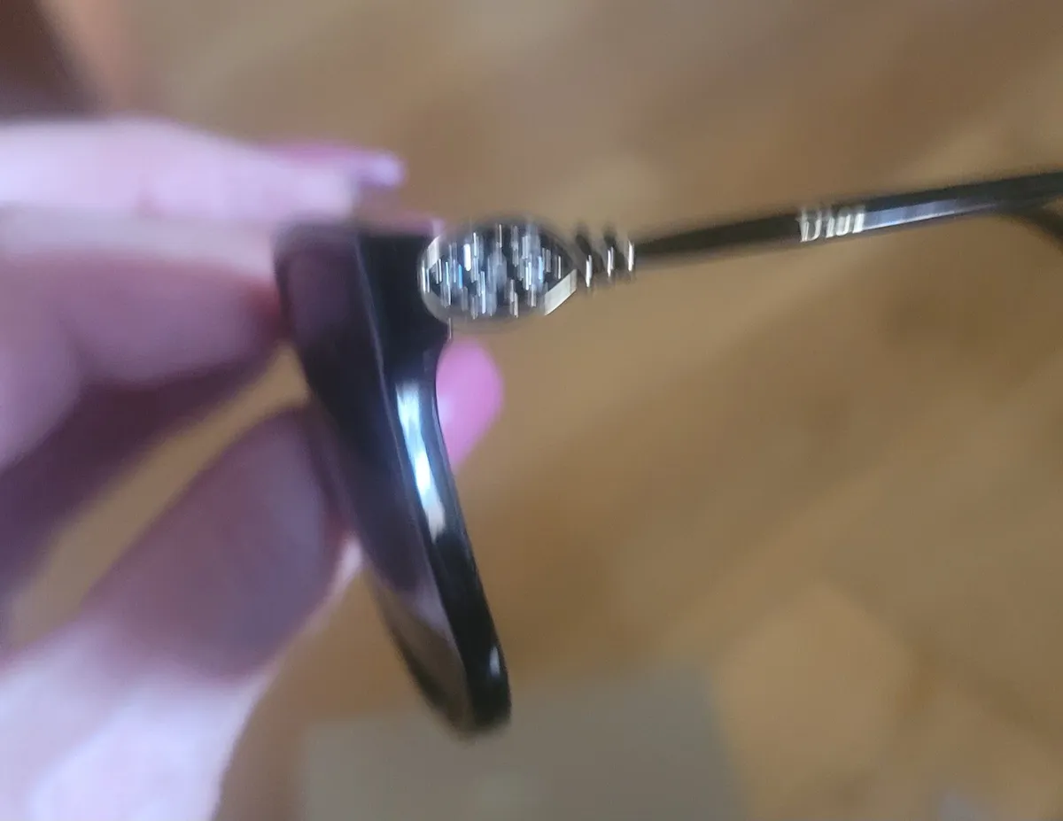 Christian Dior Brown Gold Twisted Loop Sunglasses - Image 3