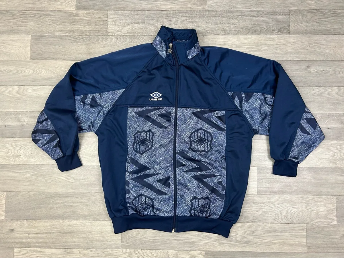 Vintage 90s Umbro Track Jacket Mens Large - Image 1