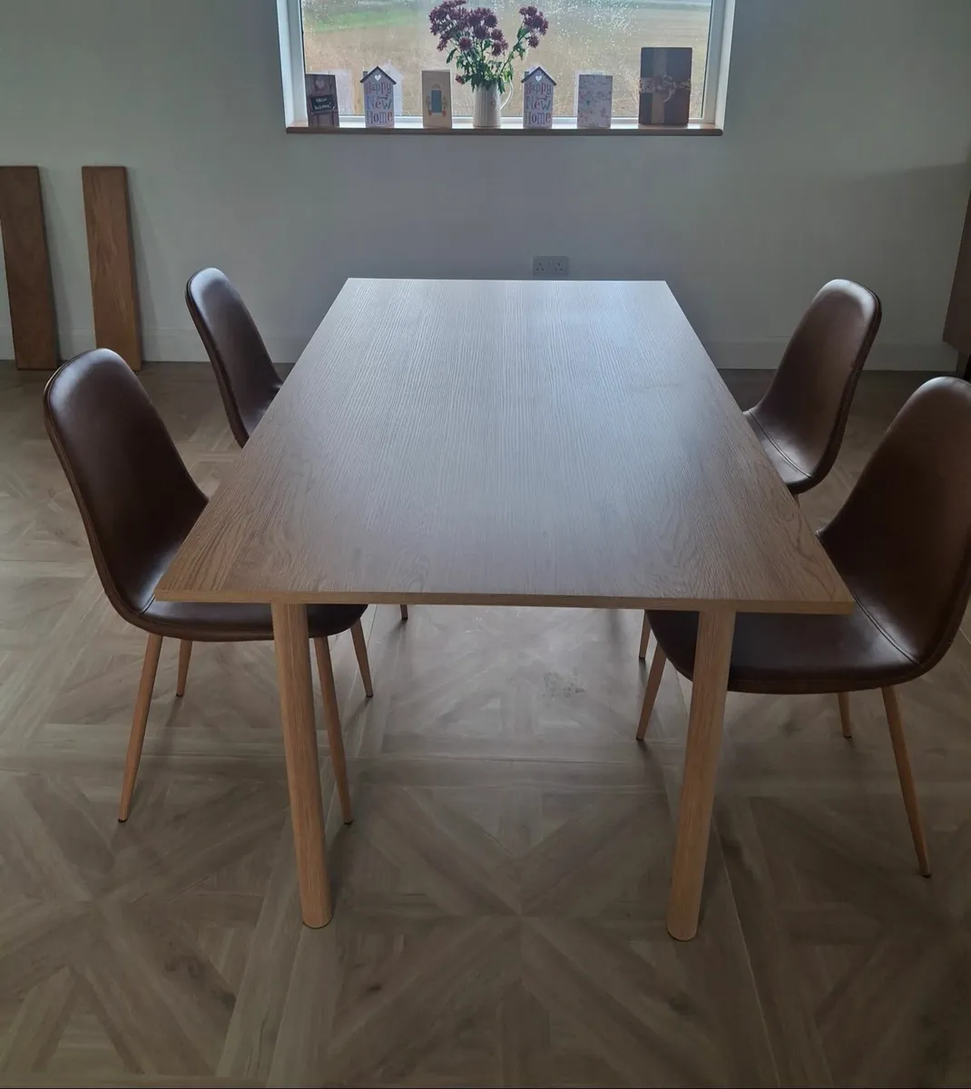 Dining Table and 4 Chairs - Image 2