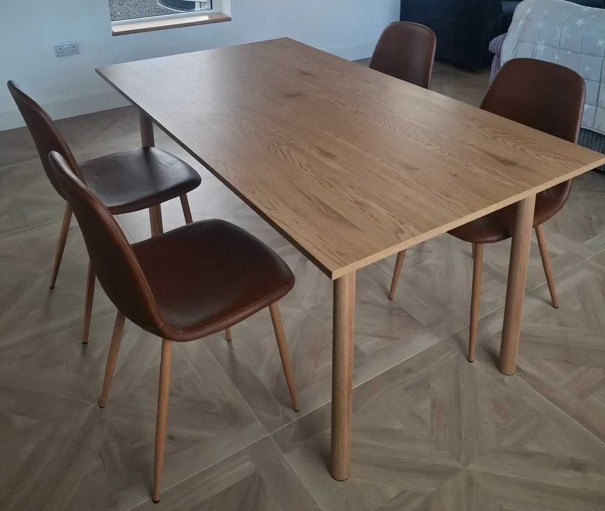 Dining Table and 4 Chairs - Image 3