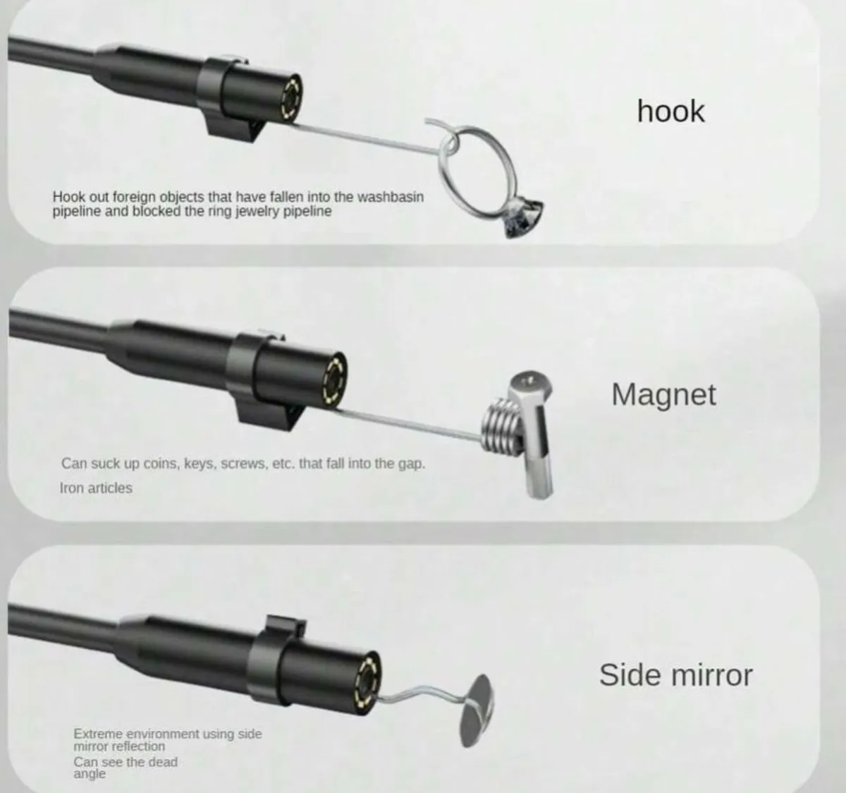 Brand New Endoscope Inspection Camera HD - Image 3
