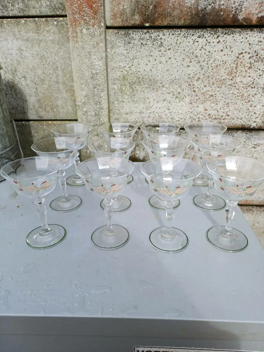 Vintage Eternal Beau Cocktail Glasses - Image 1