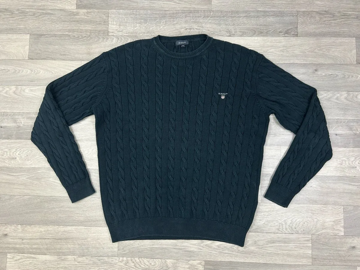 Gant Cotton Cable Knit Jumper Mens XL - Image 1