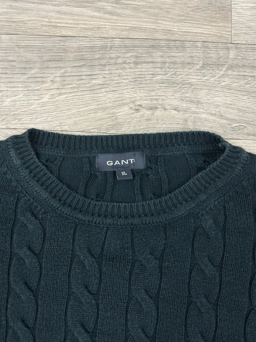 Gant Cotton Cable Knit Jumper Mens XL - Image 4